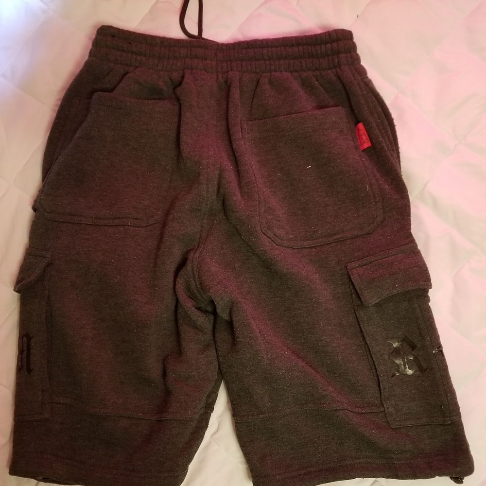 Men's Dark Gray Cargo Shorts